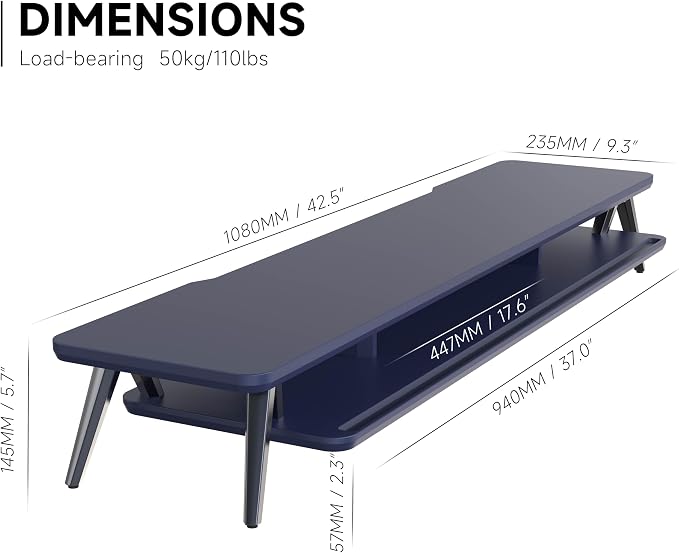 Fenge Dual Monitor Stand, Monitor Stands Riser - Image 4