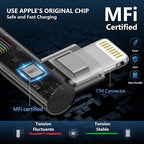 iPhone Charger 10FT, Long Lightning Cable Fast Charging Cord Compatible - Image 2