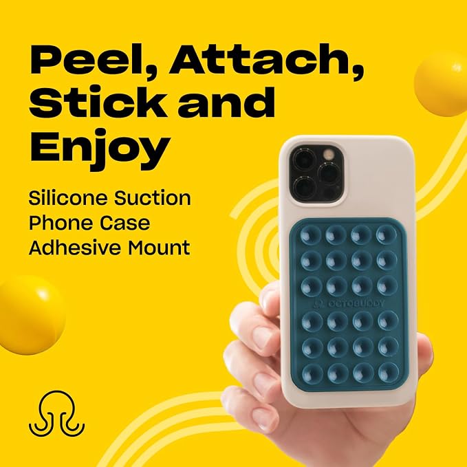 Classic MAX - Silicone Suction Phone Case Adhesive Mount - Hands-Free, Strong - Image 2