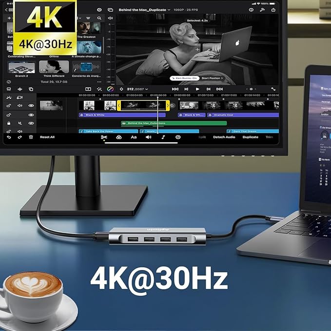 USB C HUB, USB C Adapter 11 in 1 Dongle - Image 3