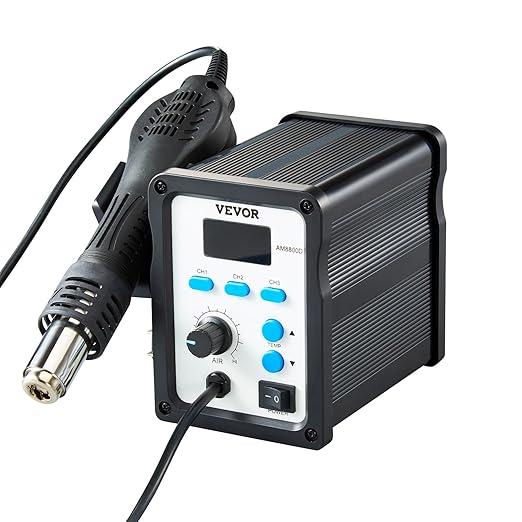 VEVOR Hot Air Rework Station, 700W Digital Display SMD Rework Station, - Image 9