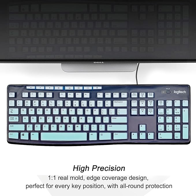 Keyboard Cover Silicone for Logitech K200 K260 K270, Keyboard Cover for - Image 7