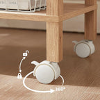 2 Tier Printer Stand with Storage, Under Desk Shelf Printer Table, Small - Image 7
