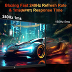 Z-Edge 24.5 inch 240Hz 165Hz 144Hz Gaming Monitor, FHD 1080p, MPRT 1ms - Image 2