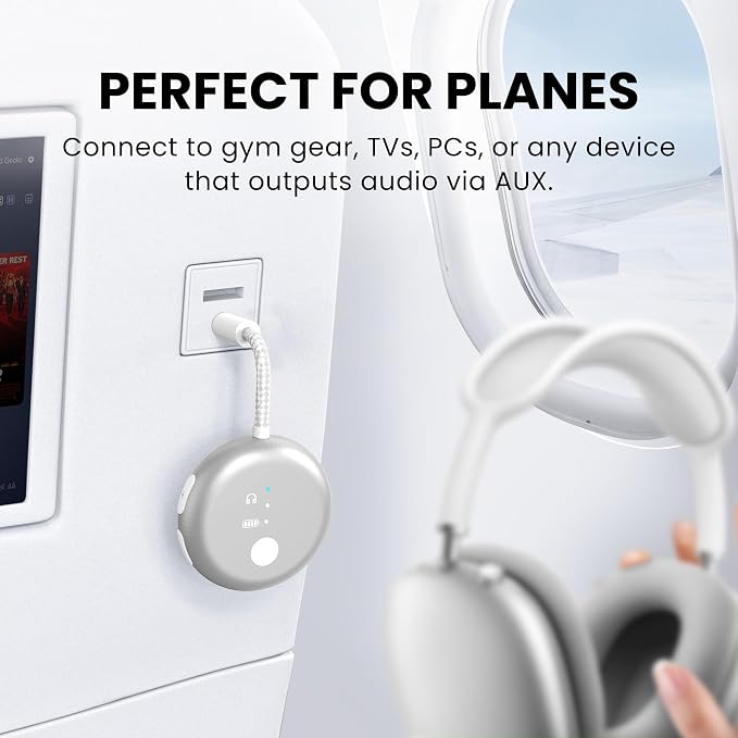 Avantree SoundJet R1 – Airplane Bluetooth Adapter - Image 2
