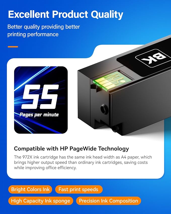 972X Ink Cartridges High Yield 4-Pack - Image 3