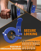 MAXRICH Barbell Clamp 1 inch Multiple Sizes & Adjustable Weight Clips - Image 3