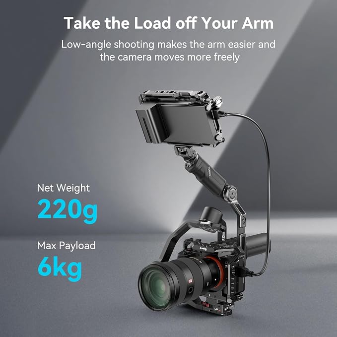 SmallRig Plastic Lightweight Adjustable Handle Sling Handgrip Only - Image 6