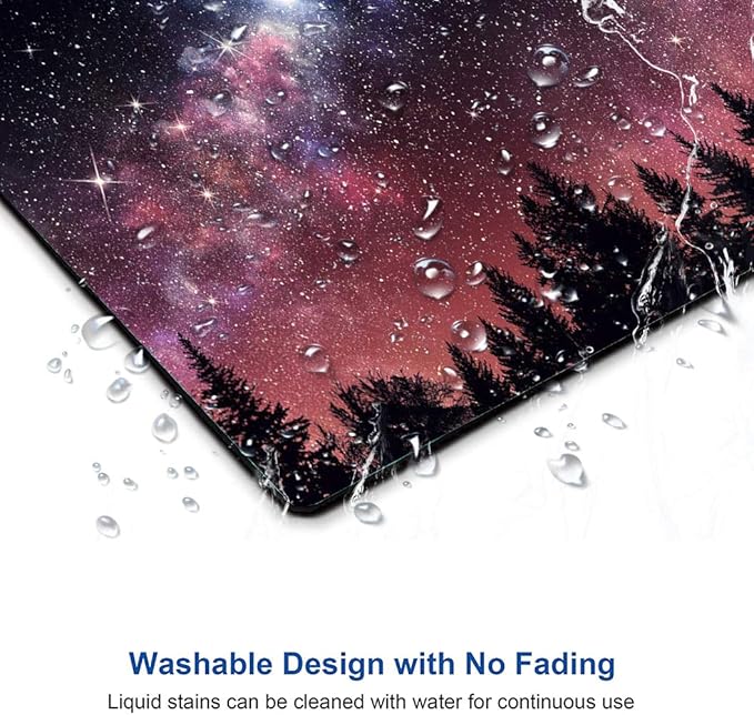 Hokafenle Square Mouse Pad, Galaxy Mouse Pad, Mouse Mat Square Waterproof Mouse - Image 5