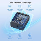 Matsusho iPhone 16 15 Charger Fast Charging 10 FT, 2 Pack 20W USB C Wall Charger - Image 5