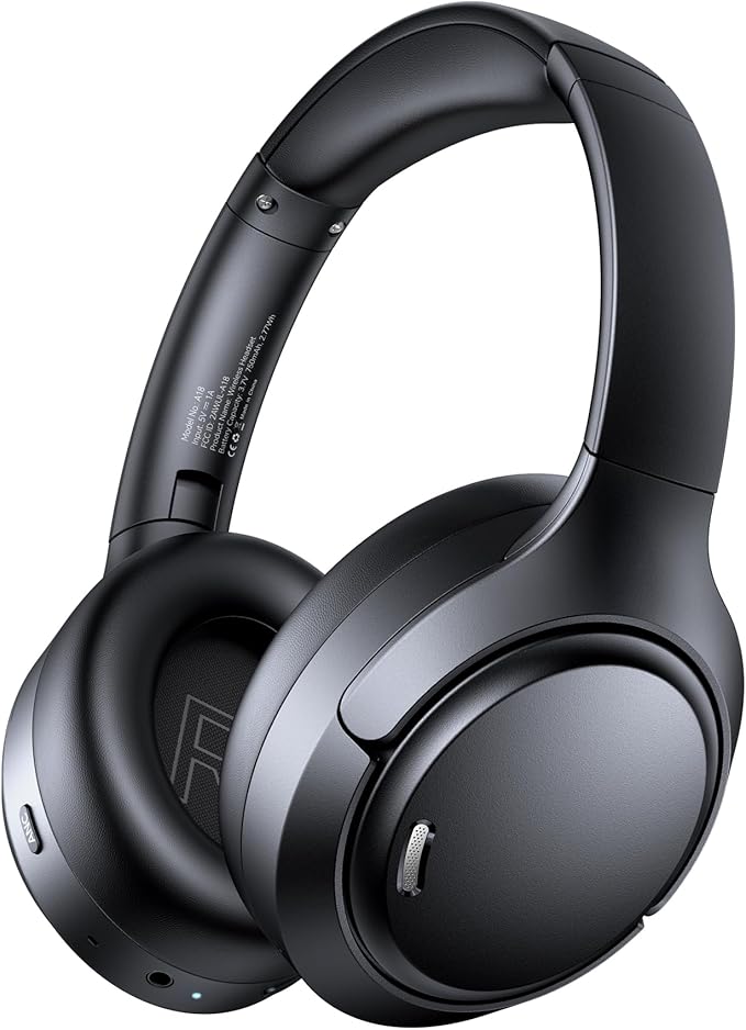 TAGRY Hybrid Active Noise Cancelling Bluetooth Headphones ENC Mic Clear Call by TAGRY