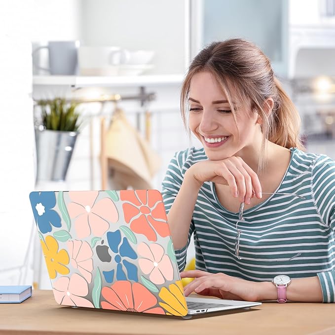 iCasso Compatible with MacBook Air 13 inch Case 2020-2018 Release M1 A2337 - Image 6