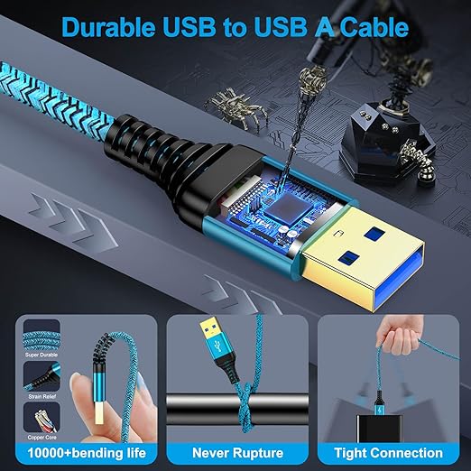 USB to USB Cable, Laptop Cooler, Computer PC Cooling Fan/Pad, DVD Player - Image 6