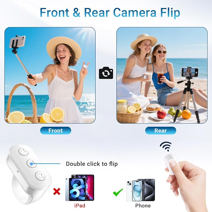 Wireless Ring Phone Zoom Remote - Image 3