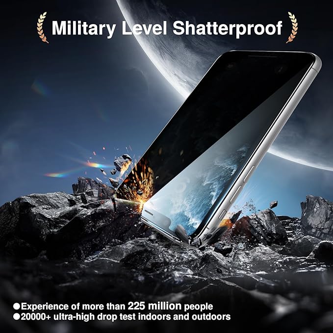 SMARTDEVIL 2+2Pack for iPhone 11 Privacy Screen Protector - Image 5