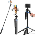 UBeesize 64'' Extendable Phone Tripod & Selfie Stick by UBeesize