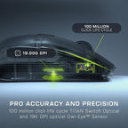 Turtle Beach Kone XP Air Wireless Customizable Ergonomic RGB Gaming Mouse - Image 6