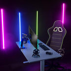 AVLT Single 27”-45” RGB Gaming Monitor Arm Desk Mount Built-in 20 Lighting - Image 5