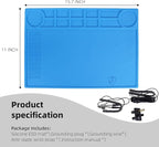 Kaisi Anti-Static Mat with ESD Wrist Strap and Grounding kit, Silicone - Image 8