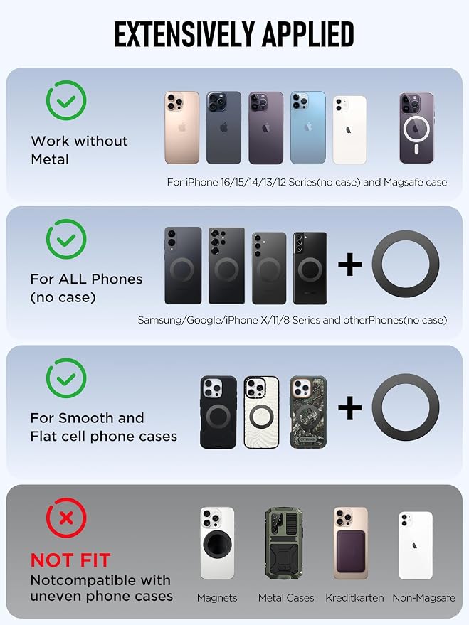 Upgraded Vacuum Magnetic Car Phone Holder - Image 8