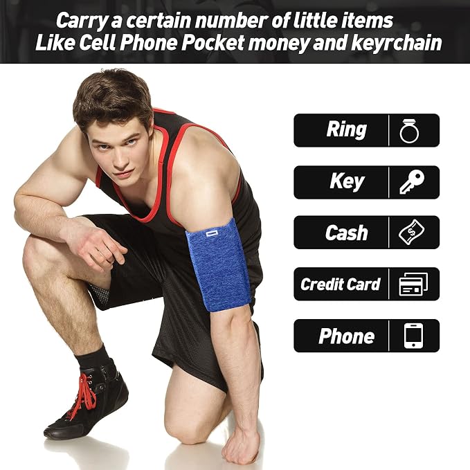Outus 3 Pieces Phone Armband Running Armband Cell Phone Sleeve - Image 4
