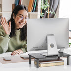 WALI Computer Monitor Stand for Desk, Adjustable Laptop Riser, Desk Monitor - Image 8