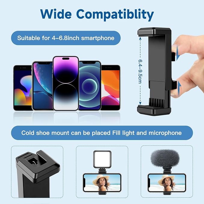 Phone Tripod Stand, Flexible Portable Phone Stand - Image 5