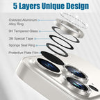 AGVEE 3+3 6 Pack for iPhone 15 Pro 6.1" / 15 Pro Max 6.7" Camera Lens Cover - Image 7