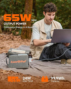 Lumopal Portable Solar Charger 99.9 Wh Battery Bank Equipped - Image 4