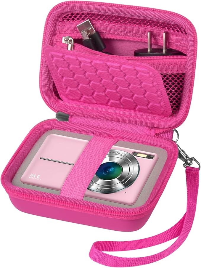 Carrying & Protective Case for Digital Camera, AbergBest 21 Mega Pixels 2.7" by COMECASE