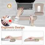 MOSISO Wrist Rest Support for Mouse Pad & Keyboard Set, Ergonomic Mousepad - Image 3