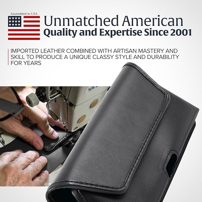 Turtleback Belt Holder for iPhone 16 Pro, 15 pro 14 Pro 13 Pro -Medium- Fits - Image 9