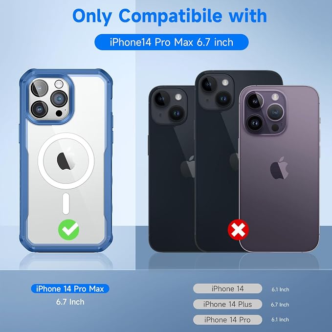 seacosmo for iPhone 14 Pro Max Case, Full Body Bumper - Image 2
