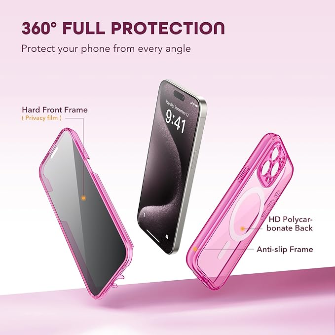 Magnetic for iPhone 15 Pro Case, Compatible - Image 5