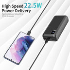 Power Bank 50000mAh 22.5W Fast Charging Portable Charger USB-C Quick Charge - Image 3