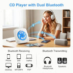 Gueray CD Player Portable Bluetooth: Mini CD Player - Image 3