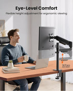 ErGear Single Monitor Arm, Adjustable Desk Gaming Monitor Mount - Image 3