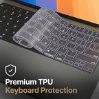 Kuzy Purple Premium MacBook Pro 14 inch Keyboard Cover M4 16" 2025 2024 2023 M3 - Image 5