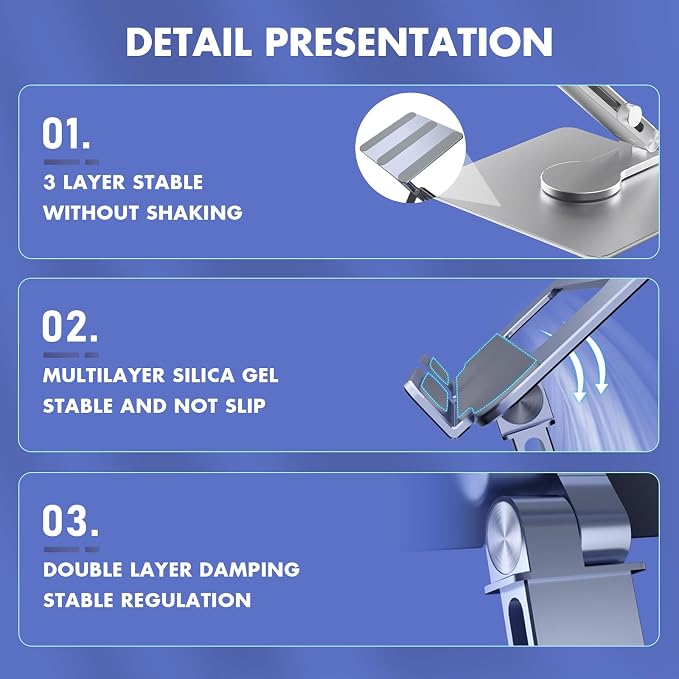 GuaziV 360° Rotating Tablet Stand - Image 5