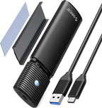 ORICO M.2 NVMe SATA SSD Enclosure Adapter Tool-Free, USB C 3.2 Gen 2 10Gbps NVMe by PioneerDataSolutionPowerYourFuture
