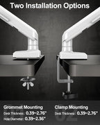 Single Monitor Arm Fits up to 32 Inch Computer Screens, Holds 4.4-22lbs - Image 3