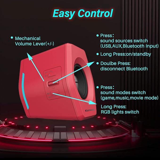 Edifier G2000 32W PC Computer Speakers - Image 8