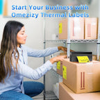 4x6 Thermal Labels, 1 Packs of 500 4x6 Fold Labels Yellow - Image 5