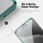 FLOLAB NanoArmour ONETIME PRO for iPhone 15 Screen Protector, Anti-Reflective - Image 3