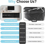 No Drill Under Desk Cable Management and Privacy Panel 2 in 1 | Modesty Panel - Image 9