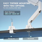 ARES WING Single Monitor Arm, Heavy Duty Adjustable Monitor Arm - Image 8