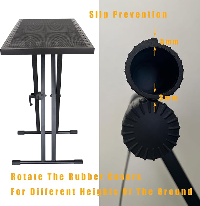 Portable DJ Table Stand DJ Controller Stand DJ Desk DJ Booth Adjustable Height - Image 4