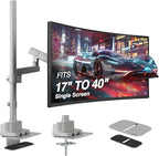 AVLT Single 40 Inch Monitor Arm Pole Top Mount by AVLT-USA
