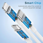 Multi Charger Cable 6Ft 2Pack, 3 in 1 Charging Cord, Universal Phone Charger - Image 6