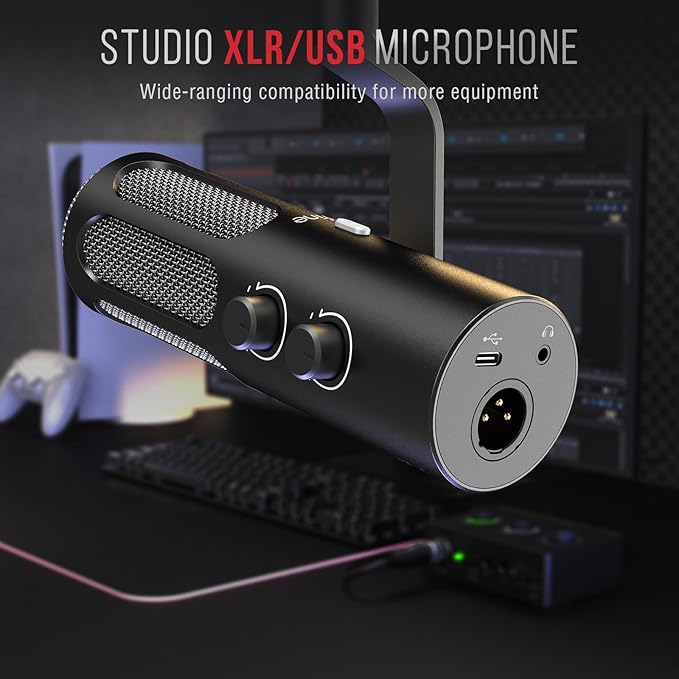 FIFINE XLR/USB Podcast Dynamic Microphone - Image 2